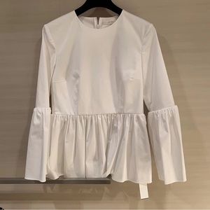 The Row Dora Top White